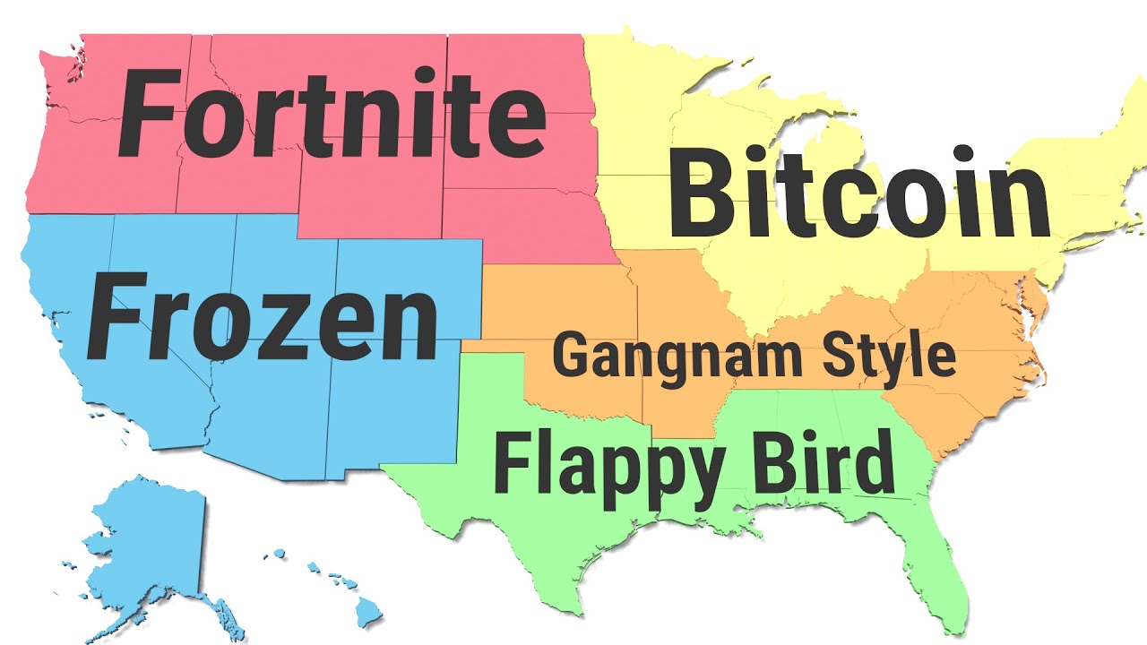 The Top Trending Google Searches in Every US State Throughout the 2010s