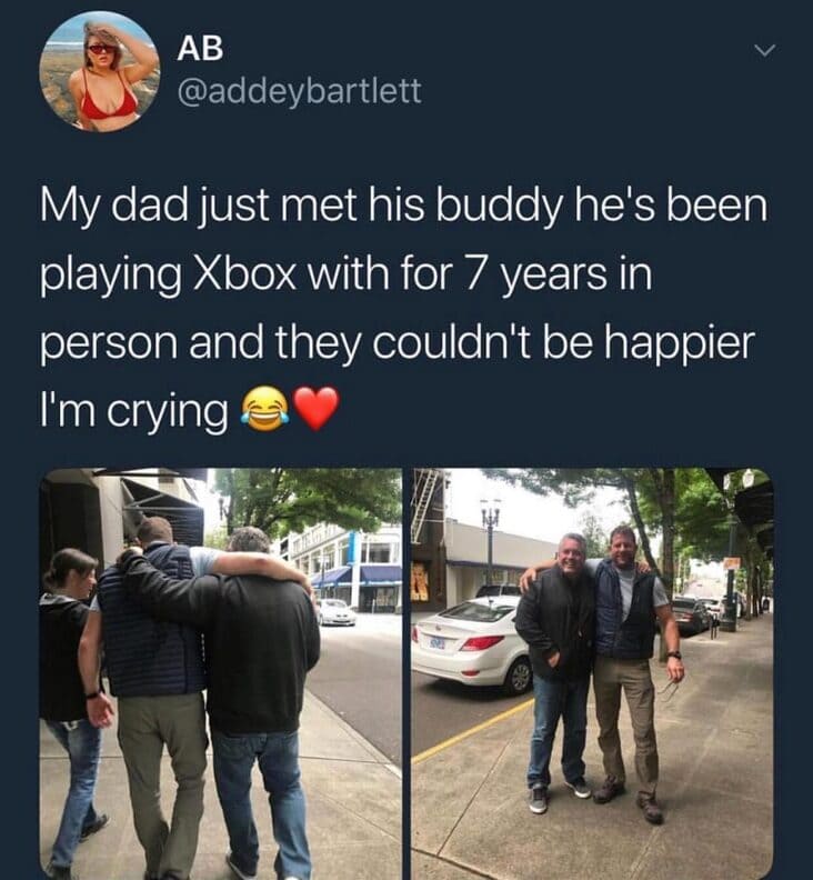 meeting buddy wholesome meme