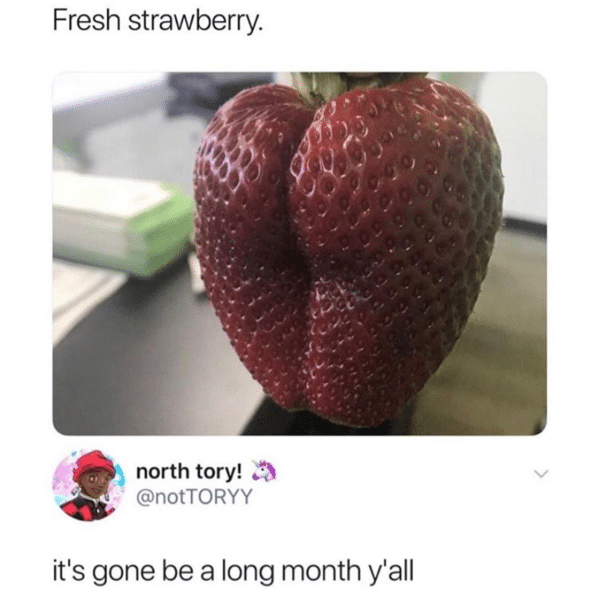Funny dank memes from reddit strawberry that looks like a butt