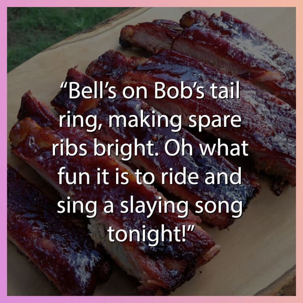 making spare ribs bright misheard christmas lyric