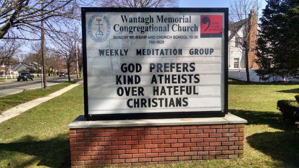 Funny church signs, humorous signs, jokes about god and church, clean humor