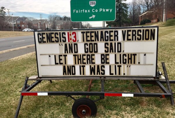 Funny church signs, humorous signs, jokes about god and church, clean humor