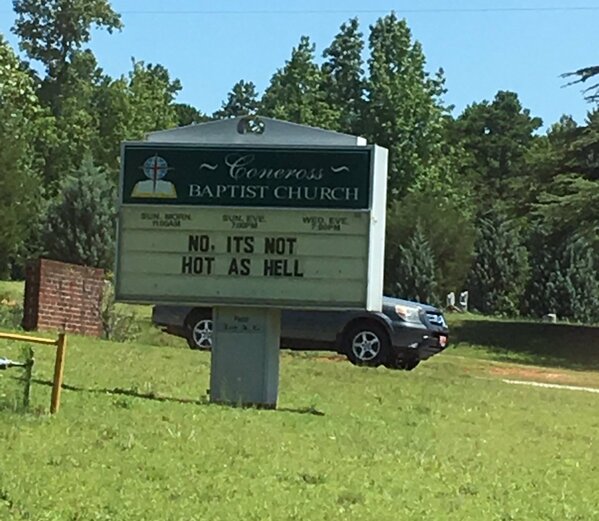 Funny church signs, humorous signs, jokes about god and church, clean humor