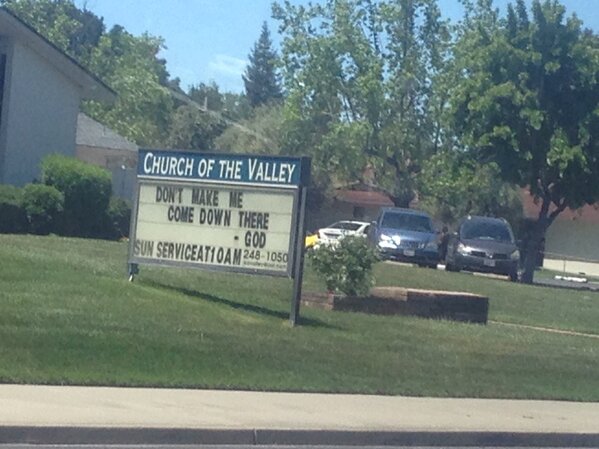 Funny church signs, humorous signs, jokes about god and church, clean humor