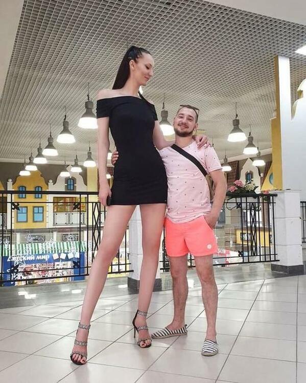 Tall woman small guy