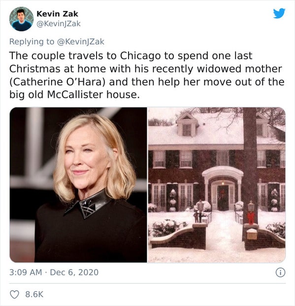 viral movie tweets about Home Alone, reboot pitch, twitter thread