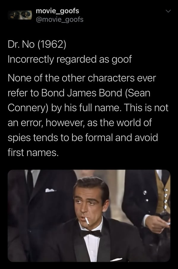 funny fake movie goofs, twitter account trolls film nerds