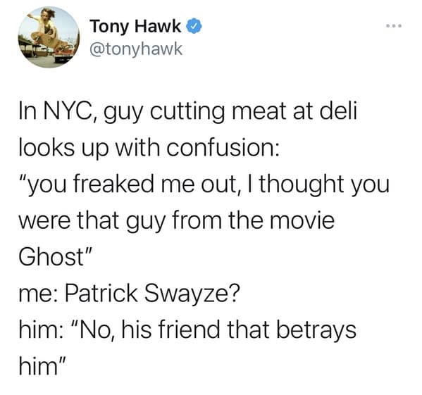 Tony Hawk's Twitter Shows He's Often Unrecognized, Mistaken for Others