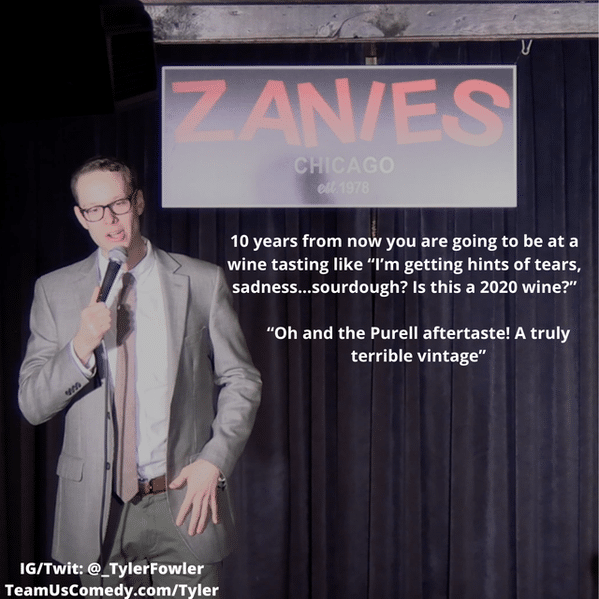 Funny standupshots, comedians telling jokes with text