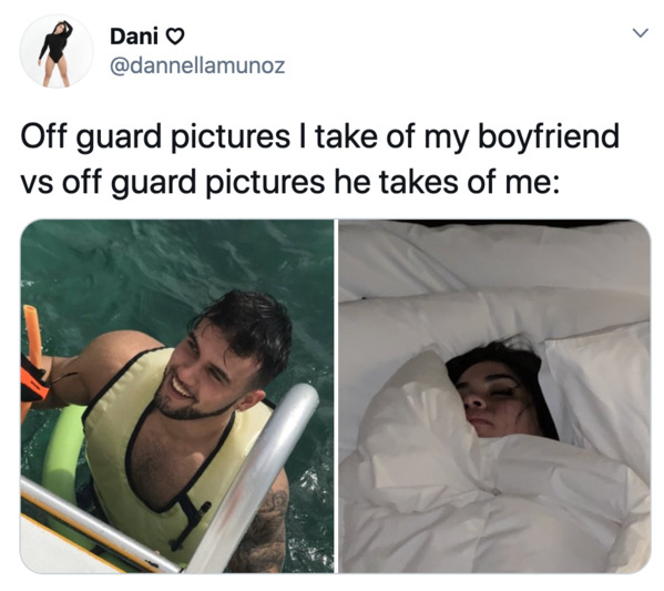 Boyfriends take pictures of girlfriends, twitter, tweets, Pics I take of my boyfriend vs pics he takes of me, funny bad photos taken by boyfriends