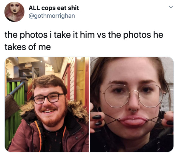 Boyfriends take pictures of girlfriends, twitter, tweets, Pics I take of my boyfriend vs pics he takes of me, funny bad photos taken by boyfriends