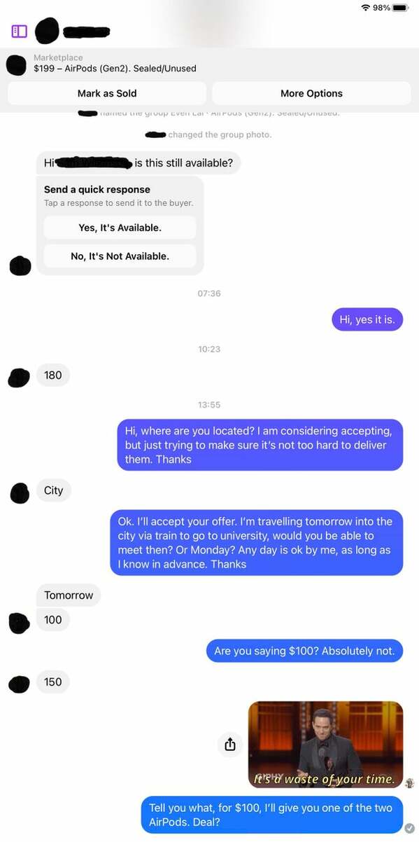 Choosing beggars, rude people asking for free stuff, reddit, entitled people, bad negotiations, paying with exposure