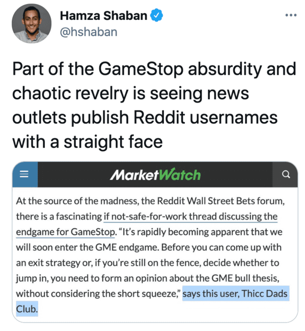 Best GameStop Stock Reddit/Wall Street Memes And Tweets