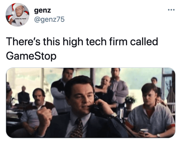 Funny tweets, reddit, stock market, GameStop, funny twitter response to GameStop squeeze, short stock, selling short, wallstreetbets, funny stock market memes, jokes about GameStop