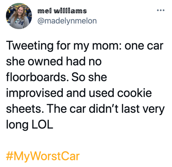 My worst car, Jimmy Fallon hashtag games, twitter challenges, best jimmy Fallon tweets, funny twitter answers to Jimmy Fallon, comedians share worst car stories