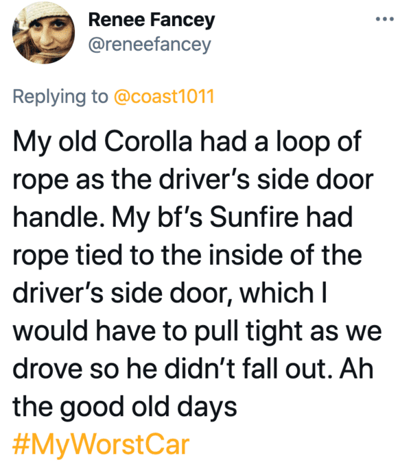 My worst car, Jimmy Fallon hashtag games, twitter challenges, best jimmy Fallon tweets, funny twitter answers to Jimmy Fallon, comedians share worst car stories