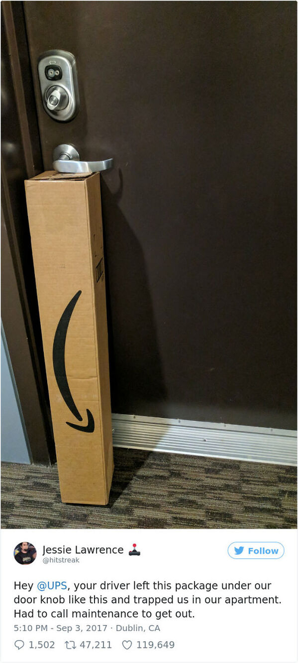 Package Delivery Fails, Funny package deliveries, usps, ups, fedex, fails, amazon delivery fails