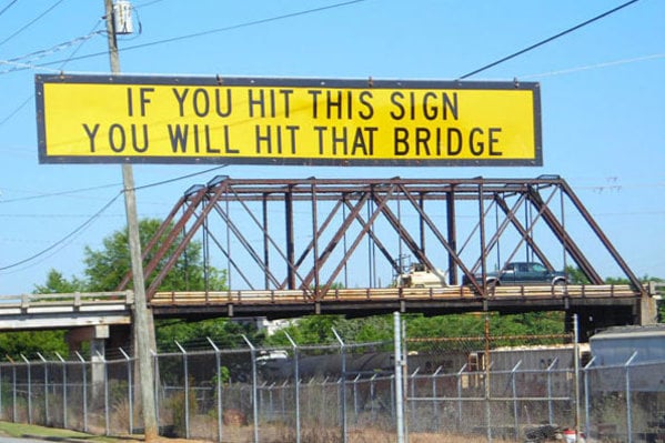 Funny signs, signs made by funny people, cute signs, funny traffic warnings