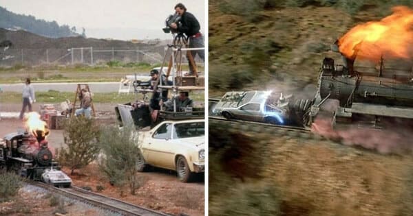 Behind-the-scenes movies tricks, illusions used in movies, special effects, cool, interesting, film trivia, photos revealing the magic of cinema