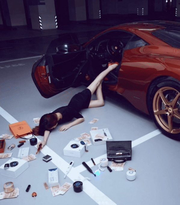 Flaunt your wealth challenge, falling stars challenge, funny photos of rich people, wealth, inequality, dumb rich people, showing off fancy cars and money, rich people bragging, flauntyourwealth