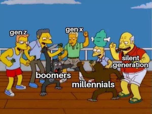 Millennials gen z memes, funny roasts of millennials, get z mean to millennials, generational war, funny memes about millennials, funny roast jokes