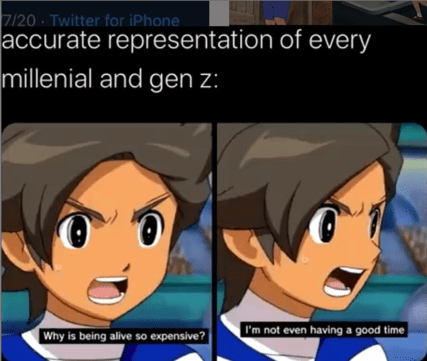 Millennials gen z memes, funny roasts of millennials, get z mean to millennials, generational war, funny memes about millennials, funny roast jokes