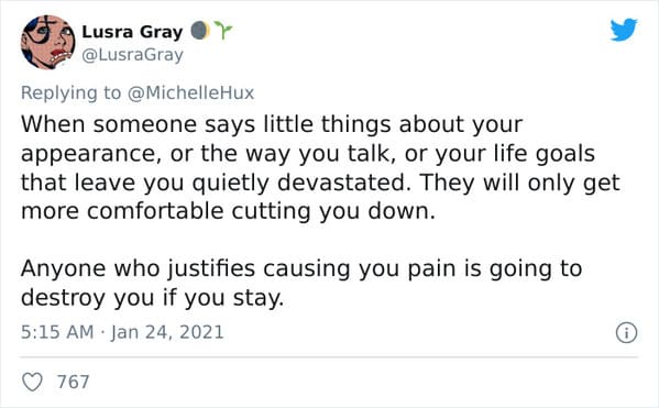 Relationship red flags, funny tweets about red flags, relatable tweets, twitter thread about red flags, narcissists, viral twitter thread