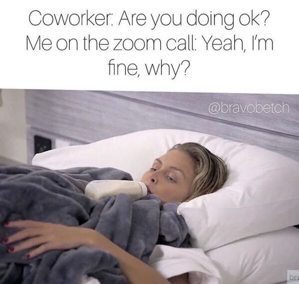 Working from home meme, work from home, funny work from home meme, funny jokes about work, the office memes, humor, lol, boss, zoom meetings