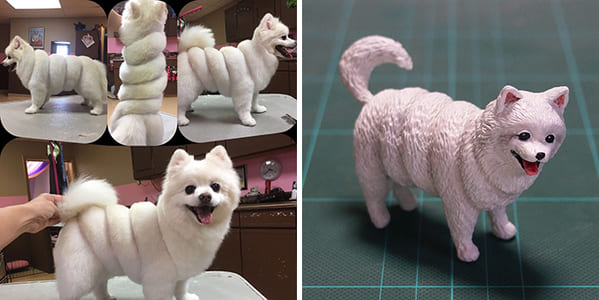 Funny Animal sculpture recreations, Japanese artists remakes cat photos as statues, hilarious animal pics, great gift ideas, remakes of animal pictures in ceramic form, twitter, meetissai