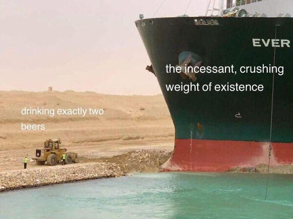 Funny Suez Canal memes, tweets about the stuck ship, boat stuck in the water, evergreen boat, shipping freight stuck in Egypt, funny hilarious pics of boat stuck