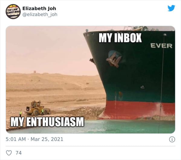 Funny Suez Canal memes, tweets about the stuck ship, boat stuck in the water, evergreen boat, shipping freight stuck in Egypt, funny hilarious pics of boat stuck