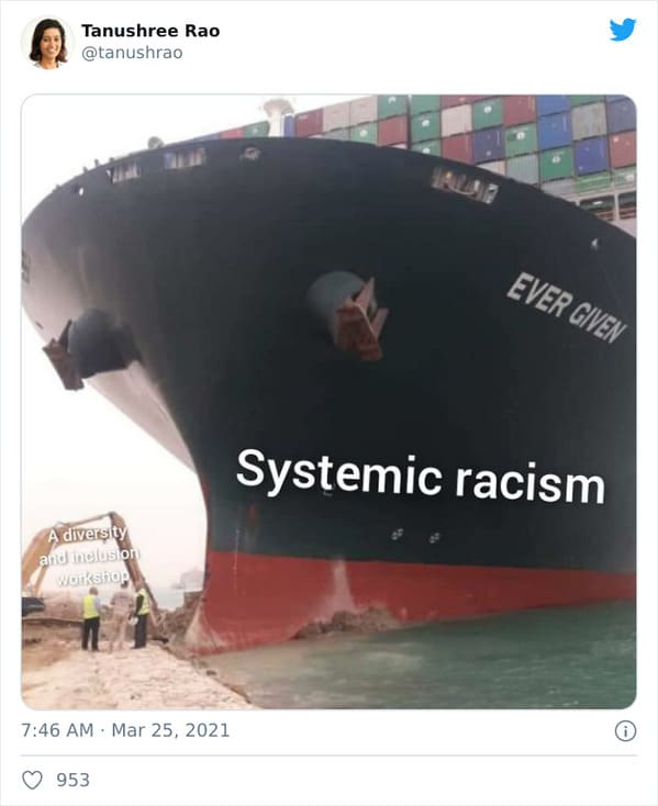 Funny Suez Canal memes, tweets about the stuck ship, boat stuck in the water, evergreen boat, shipping freight stuck in Egypt, funny hilarious pics of boat stuck