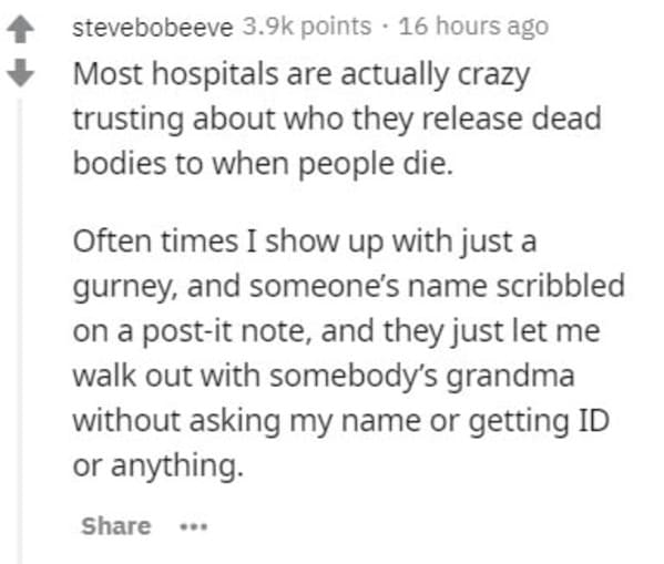 Insiders reveal secrets about jobs, people share secret tricks of the trade, scary facts about every day objects, things you did not want to know about how stuff works, scary facts, funny facts