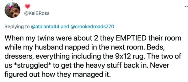 Parents catch kids doing dangerous stunts, stories of parents catching their children doing something dangerous, funny tweets about parenting, scary dangerous kid stories, lol