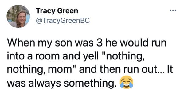 Parents catch kids doing dangerous stunts, stories of parents catching their children doing something dangerous, funny tweets about parenting, scary dangerous kid stories, lol