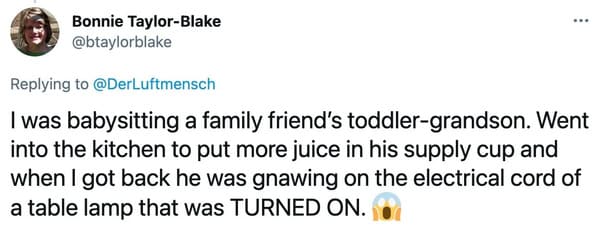 Parents catch kids doing dangerous stunts, stories of parents catching their children doing something dangerous, funny tweets about parenting, scary dangerous kid stories, lol