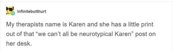 Real life Therapy quotes, movies and tv depiction of therapy, sessions with doctor, psychiatry, funny wrong media depictions of therapists, funny breakthroughs in therapy, funny stories, Tumblr images, IRL versus fantasy, movies vs reality