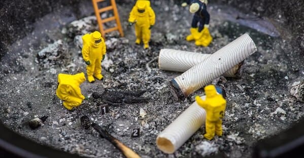 Tiny Wasteland, Instagram cool photos of small objects, dioramas of dystopia, tinywasteland, cool art made of tiny people in everyday items, funny odd photos of small people in small things, WTF, Peter Csakvari