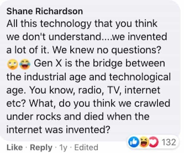 Twitter thread about people born between 1985 and 1995, millennials, dumb, smart, thread about generations