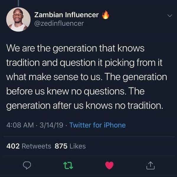 Twitter thread about people born between 1985 and 1995, millennials, dumb, smart, thread about generations