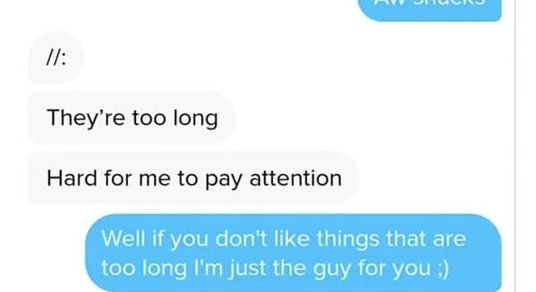 Funny dating self owns, embarrassing dating screenshots, tinder funny pics and profiles, self-deprecating jokes on dating apps, lol, funny pics, jokes, memes, reddit, r suicidebywords, comments