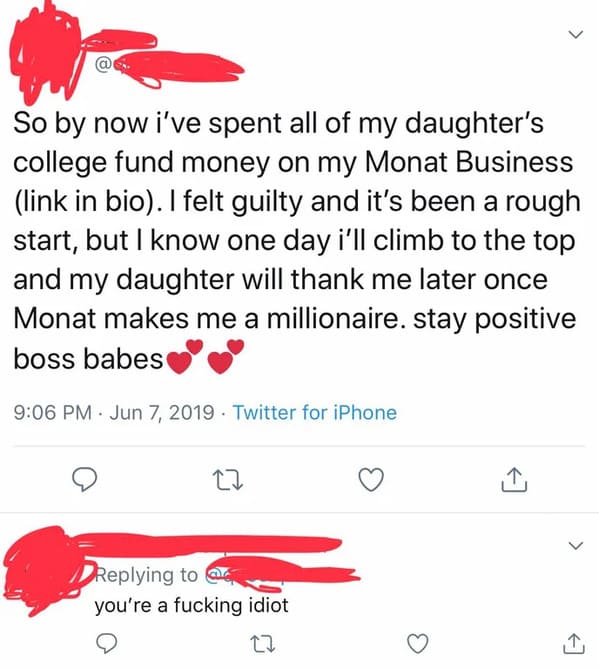 Funny multi-level marketing scheme revenge roast reddit thread, Reddit anti mlm, hilariously mean jokes about MLM, monat, Facebook scammers, stopping scams, pyramid schemes, Karens, huns