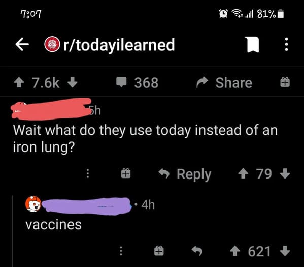 Anti-vaxxers destroyed by internet comments, funny vaccine comments, people who comment on anti vaxx moron posts, insane people on Facebook who won’t take the vaccine, funny takedowns of antivaxx people, reddit, funny pics