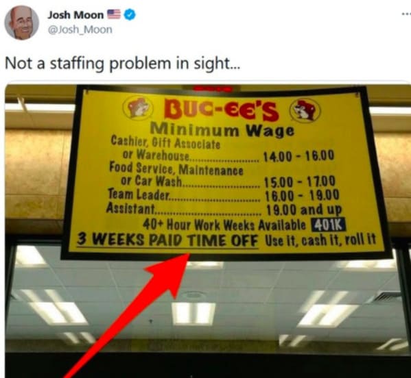 Employees make signs and memes about how nobody wants to work anymore, tweets about general strike, horrible bosses, bad boss passive aggressive signs, employers who suck, minimum wage, no one wants to work, we are closed signs, covid strike, funny memes