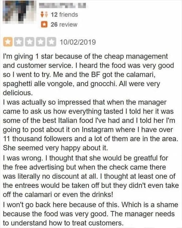 Entitled people, choosing beggars, funny mean people, rude customers, people leaving passive aggressive reviews, choosing beggars, paid in exposure, cheap, lol, funny pics