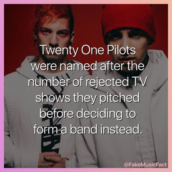 Fake Music Facts Instagram, funny memes about bands, fake history, fake music history, hilarious memes, fakemusicfact, instagram, comedy, lol, jokes, memes, musicians