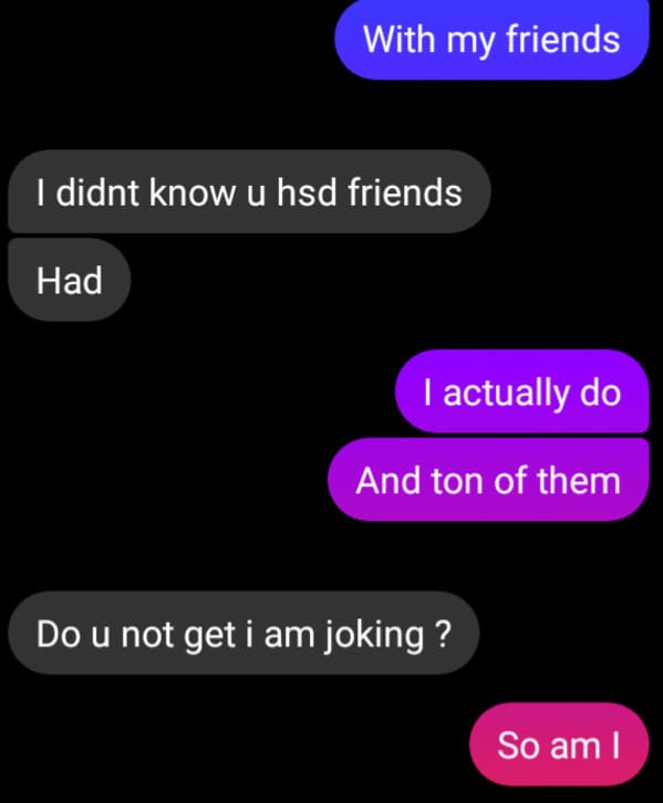 Funny self own texts, people roast themselves over text messages, mean texts, funny text exchange, reddit, suicidebywords