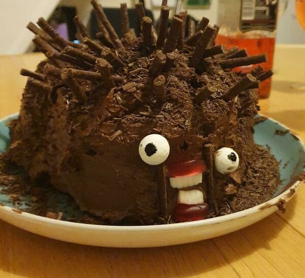 Hedgehog cake fails, nailed it, cakes with threatening auras, funny pictures of terrible bakers, funny meme, cakes, baking, lol