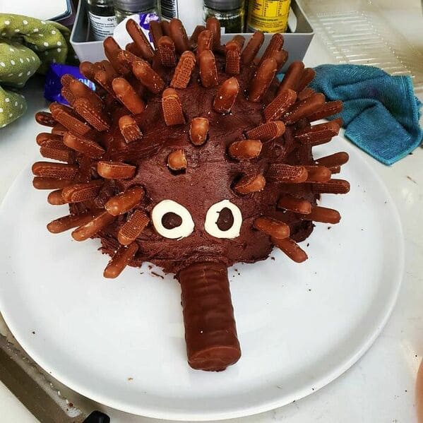 Hedgehog cake fails, nailed it, cakes with threatening auras, funny pictures of terrible bakers, funny meme, cakes, baking, lol