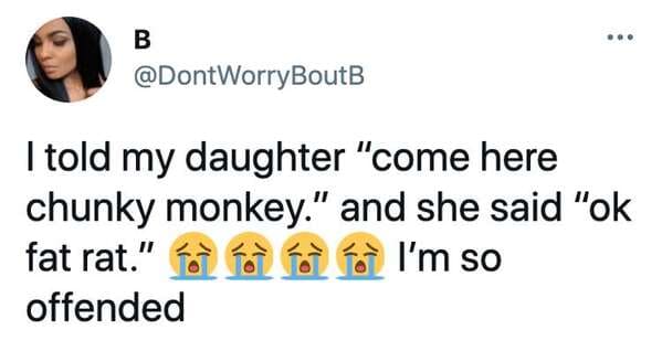 Parents humbled by kids, parenting tweets, twitter parents talk about the times their kids owned them, insults from toddlers, funny tweets about parenting, lol